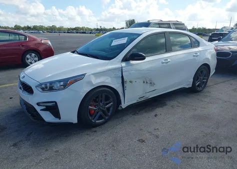 2021 Kia Forte Gt-Line из США, поврежденный, VIN 3KPF34AD3ME312725